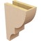 Ekena Millwork 4"W x 8"D x 12"H Classic Ridgewood Rough Cedar Woodgrain TimberThane Corbel, Primed Tan CORUR04X08X12RIDRCPR - alternate 4
